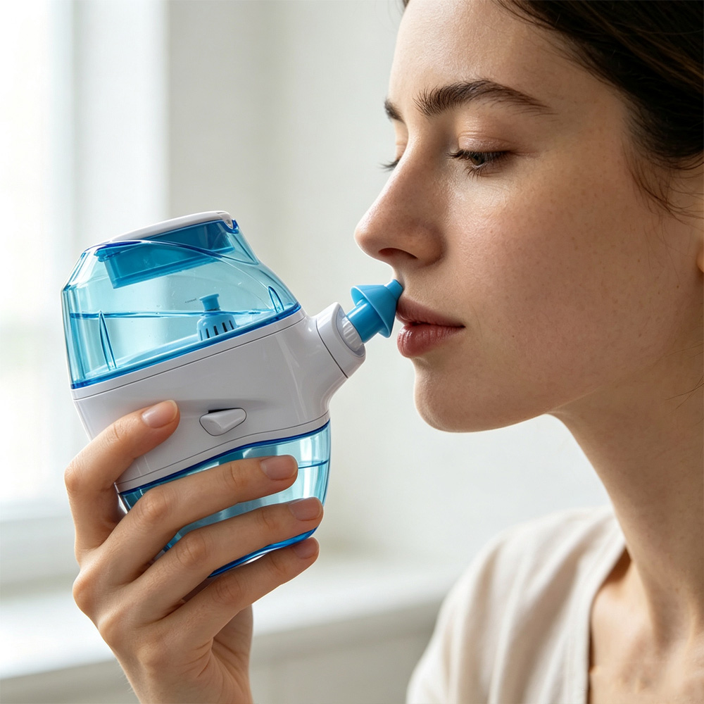 Nasal Aspirator - Oplaadbare elektrische neusreiniger, neusdouche, 360 °